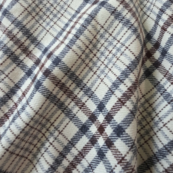 Vintage 50s/60s Patty Woodward A-line Plaid Wool Skirt, Size 7/8 - Picture 3 of 8